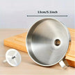 Universal Wide-Mouth Kitchen Funnel with Strainer