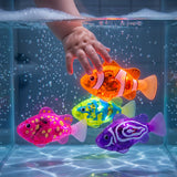 🐠 4-Piece Electronic LED Pet Fish Bath Toy Set
