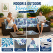 🛋️ Waterproof Outdoor Patio Sofa Cushion Covers 🔥