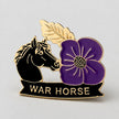 🎁 Limited Edition War Horse Purple Poppy 111th Anniversary Remembrance Brooch