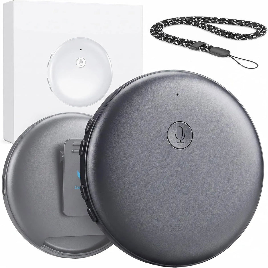 🌎 AI Wearable Translator – 165+ Language Two-Way Voice Translation Device, Real-Time AI Language Translator with Smart Learning, Bluetooth Connectivity for Travel, Work & Everyday Conversations