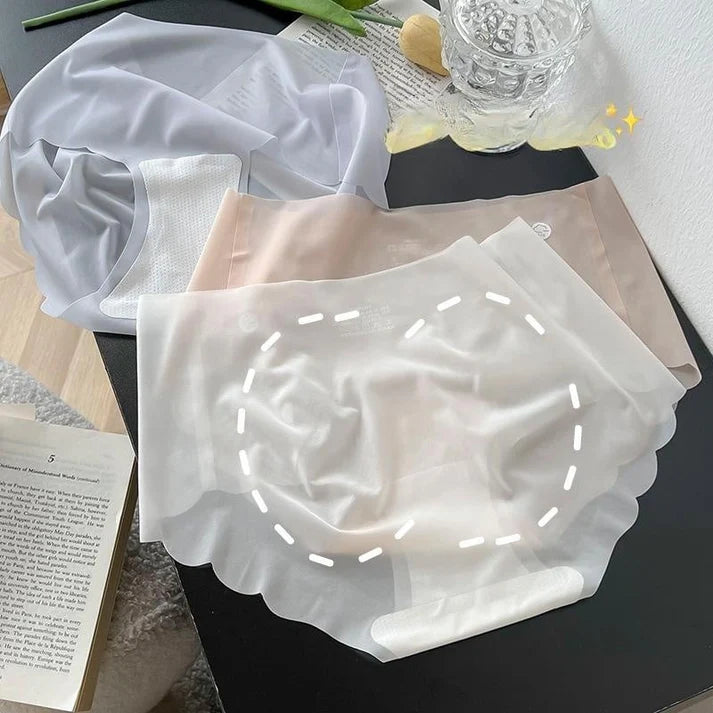 🔥BUY 1 GET 1 FREE🧊Women's Ice Silk No Trace Panties