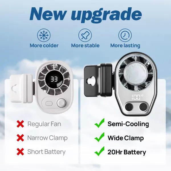 2026 IceBreeze™ 360° Pro - The Ultimate Car & Stroller Cooling Fan