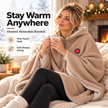 🔥 Wearable Heated Blanket – Stay Warm, Keep Your Hands Free
