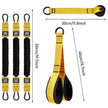 🔥💪 225LBS Heavy Duty Cable Resistance Band Home Gym Training Set