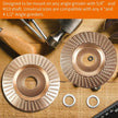 3-Pack Wood Carving Disc – Heavy Duty Grinding & Shaping Wheels – Universal Angle Grinder Attachment for Woodworking 🛠️
