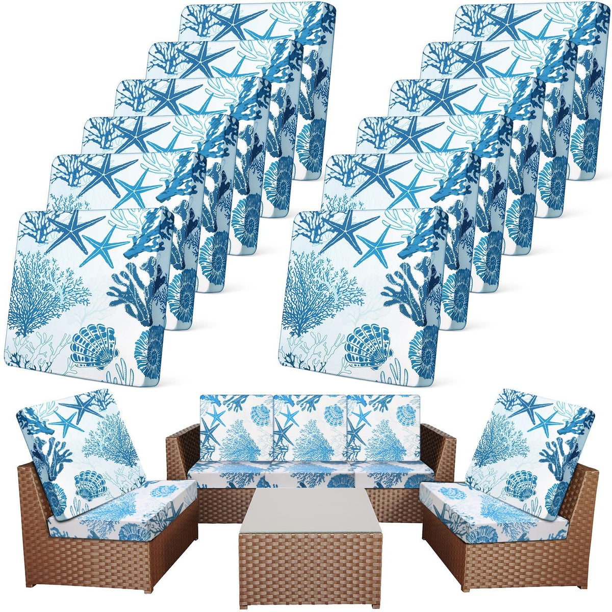 🛋️ Waterproof Outdoor Patio Sofa Cushion Covers 🔥