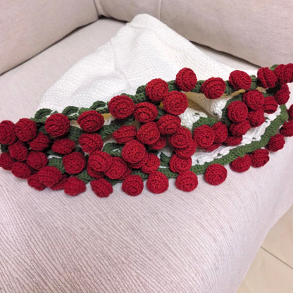 Handmade Fluffy Enchanted Bouquet Blanket