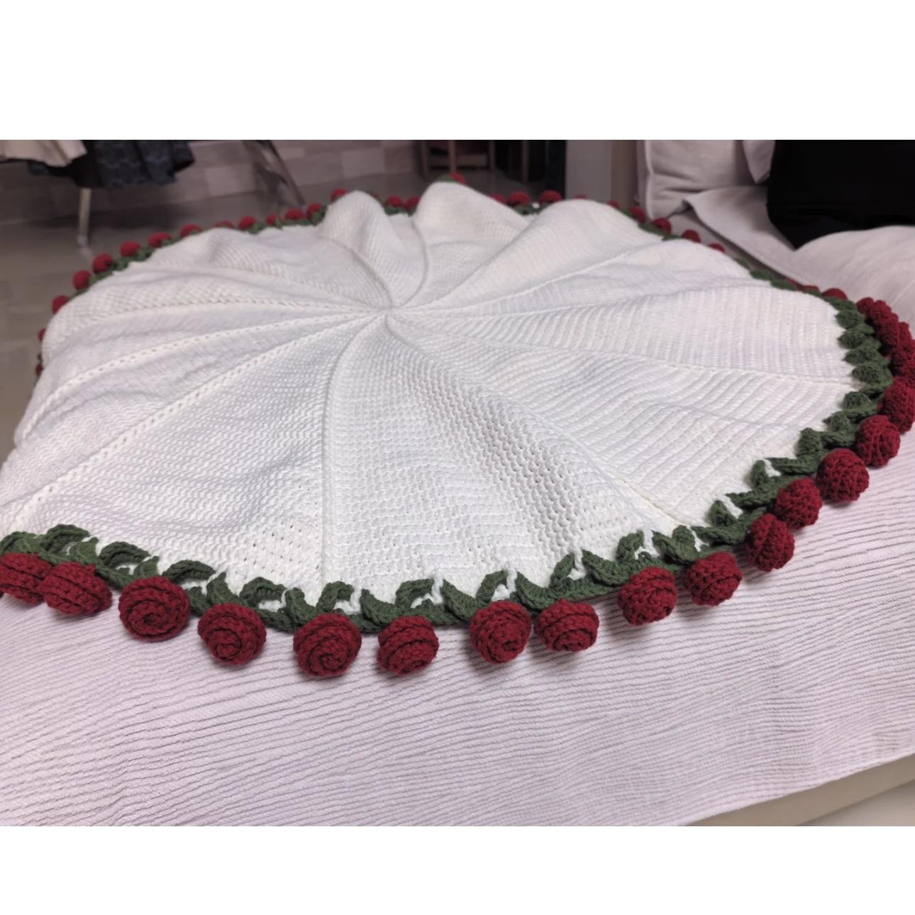 Handmade Fluffy Enchanted Bouquet Blanket