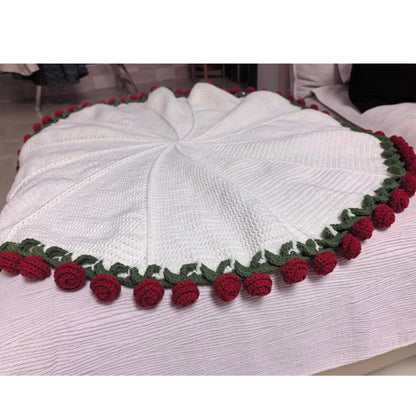 Handmade Fluffy Enchanted Bouquet Blanket