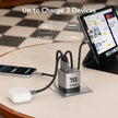 Global Travel Charger (70W, 3-Port, GaN, Integrated Rotary Plug)