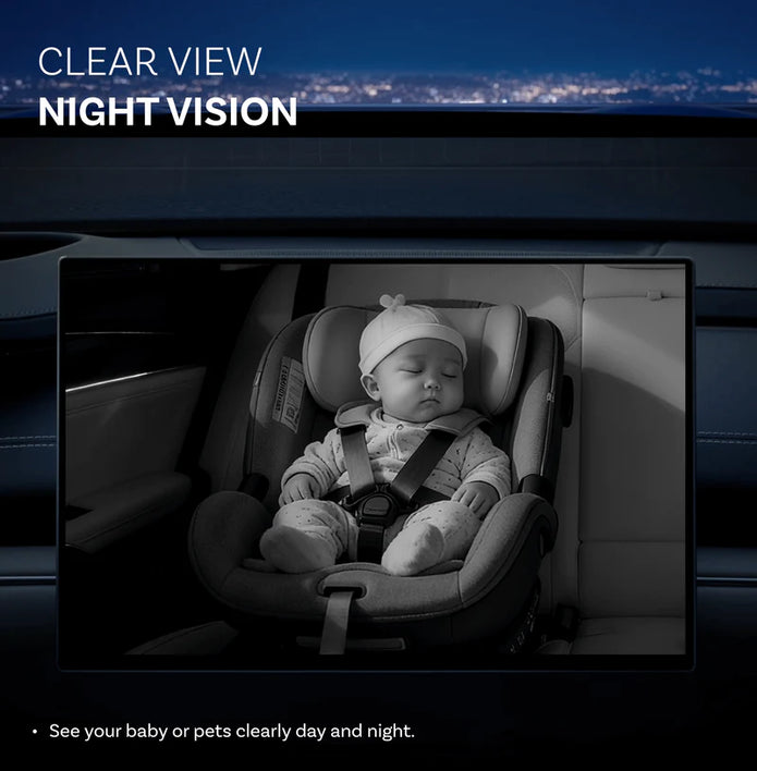 Enjoy Wireless CarPlay & Keep an Eye on the Back Seat—All on One Screen