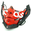 Cyberpunk Kigurumi Half-Face Mask – Futuristic Anime Mecha Mask with DIY Decals