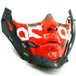 Cyberpunk Kigurumi Half-Face Mask – Futuristic Anime Mecha Mask with DIY Decals