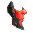 Cyberpunk Kigurumi Half-Face Mask – Futuristic Anime Mecha Mask with DIY Decals