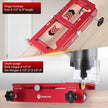 Solid CNC Aluminum Door Hinge Mortiser Jig Kit - Fits 2.5